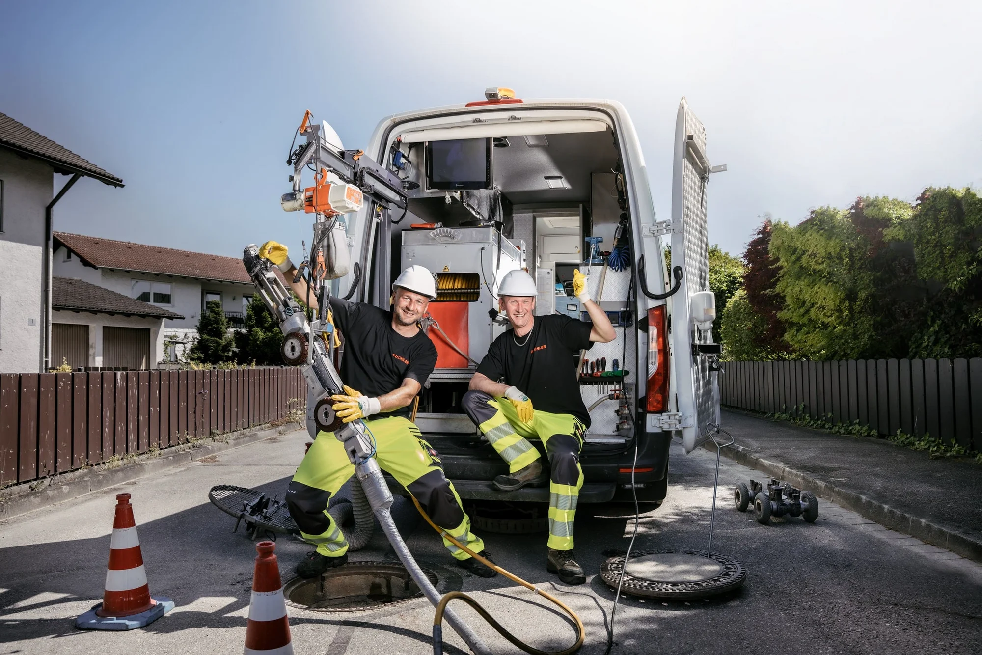 Ablauf von Kanalreinigung und Rohrreinigung in Stadlern